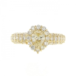 Nhẫn kim cương K18YG 0.31CT 673336