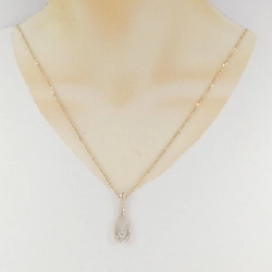 K18PG/PT900 Dây chuyền kim cương hoa 0.93CT - Hàng hiệu Authentic 846325