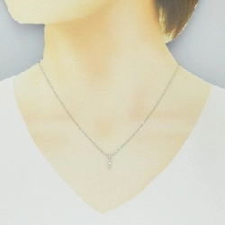 Dây chuyền kim cương ba viên PT900/PT850 0.15CT - Hàng hiệu Chính hãng 861458