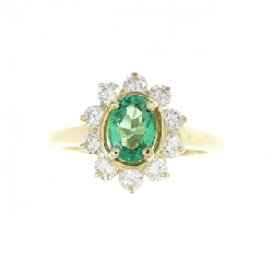 Nhẫn Emerald 750YG 0.42CT 667687