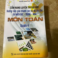 CẨM NANG LUYỆN THI ĐẠI HỌC TUYỂN TẬP CÁC CHUYÊN ĐỀ HÌNH HỌC-ĐẠI SỐ- GIẢI TÍCH-HƯỚNG DẪN… 728518