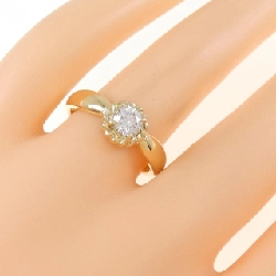Nhẫn kim cương Solitaire K18YG 0.411CT 673387