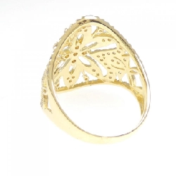 Nhẫn kim cương K18YG 0.52CT 670080