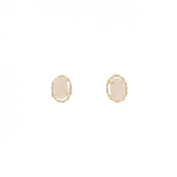 K18YG Opal Bông tai - Hàng hiệu Chính hãng