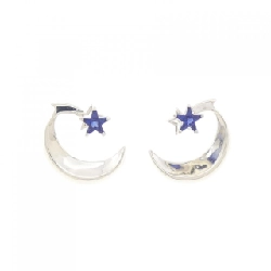 Trang sức Star Jewelry - Bông tai Sapphire tổng hợp - Hàng hiệu Authentic