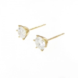 K18YG Bông tai kim cương 0.329CT 0.322CT G SI1 VG - Hàng hiệu Chính hãng 873948