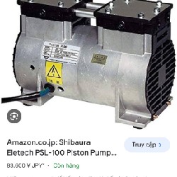 MÁY BƠM HÚT ÉP CHÂN KHÔNG PISTON PUMP NHẬT BÃI