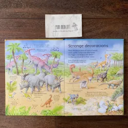 Sách ngoại văn See Inside the World of Dinosaurs, Used, Bìa cứng, Lật mở 756493