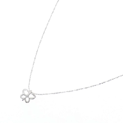 K18WG Bướm Kim Cương Dây Chuyền 0.01CT - Hàng hiệu Chính hãng 856617