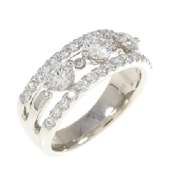 Nhẫn kim cương PT900 0.617CT E-F VS1-2 VG-GOOD - Hàng hiệu Chính hãng