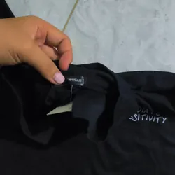 Áo croptop polo cầu vòng nữ free size màu đen nguyên mác 568136