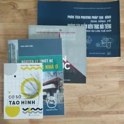 Bộ 4 sách Kiến trúc: Cơ sở tạo hình, Kiến trúc, Nguyên lý thiết kế nhà ở,Phân tích... 701362