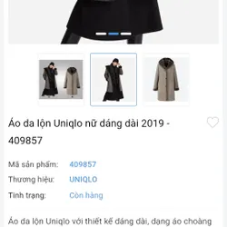 Áo mùa đông có nón  564759