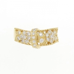 Nhẫn kim cương hoa K18YG 0.53CT 671924