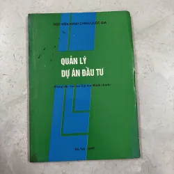 Quản lý dự án đầu tư
