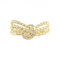 Nhẫn kim cương K18YG 0.015CT 673530