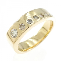 Nhẫn kim cương K18YG 0.367CT