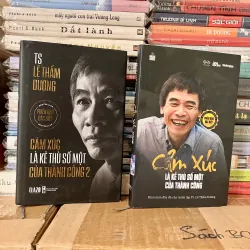 COMBO BÌA CỨNG LÊ THẨM DƯƠNG: CẢM XÚC LÀ KẺ THÙ SỐ MỘT CỦA THÀNH CÔNG TẬP 1 + 2