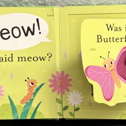 Board book Who Said Peep? - Lật mở sờ chạm gương soi 927871