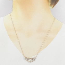 K18PG/PT900 Dây chuyền kim cương 0.320CT - Hàng hiệu Chính hãng 858706