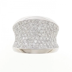 Nhẫn kim cương Pavé K18WG 1.90CT 672790