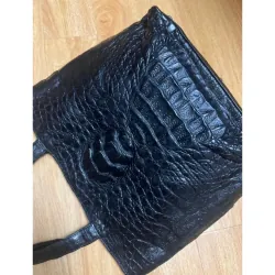 Túi tote nữ size 28/36*28*10 da cá 2hand 925723