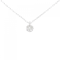 K18WG Dây chuyền kim cương 0.15CT - Hàng hiệu Chính hãng