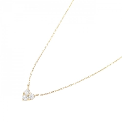 K18YG Dây chuyền kim cương hình trái tim 0.11CT - Hàng hiệu Chính hãng 864736