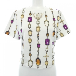 Áo thun in hình dây chuyền LOUIS VUITTON FTTS48XBK - Hàng hiệu Chính hãng