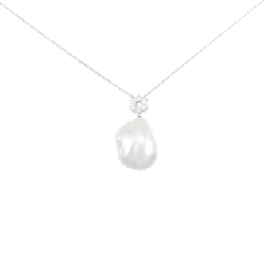 K18WG Ngọc trai trắng - Hàng hiệu Authentic