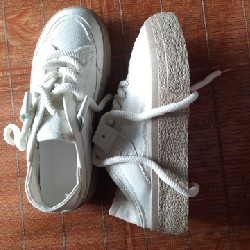 Giày canvas nữ đế nâu size 37 15728