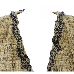 【Mã giảm giá】【Cổ điển】Áo khoác không cổ CHANEL 636522