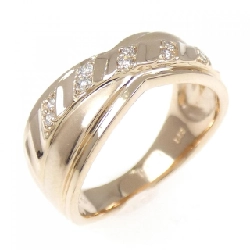 Nhẫn kim cương K18PG 0.10CT