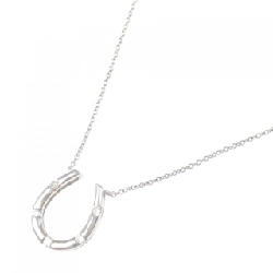 K18WG Móng ngựa Dây chuyền kim cương 0.10CT - Hàng hiệu Chính hãng 857541