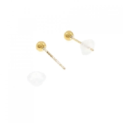 4゜C K18YG Bông tai - Hàng hiệu Authentic 843041