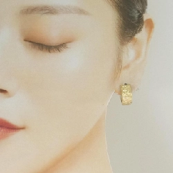 K18YG Bông tai - Hàng hiệu Authentic 864400