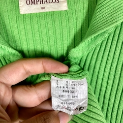 Áo Mongtoghi Hàn Quốc Mix Khoá Kéo Nhà Omphalos Size S/M/L 312809