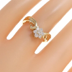 Nhẫn kim cương 750YG hoa 0.23CT 669896
