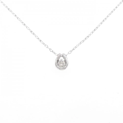 K18WG Dây chuyền kim cương 0.1CT - Hàng hiệu Authentic