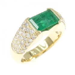 Nhẫn Emerald K18YG 1.174CT