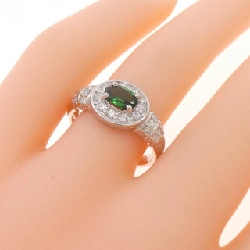 Nhẫn Garnet Xanh PT900 0.52CT 668837