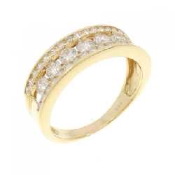 Nhẫn kim cương K18YG 0.80CT