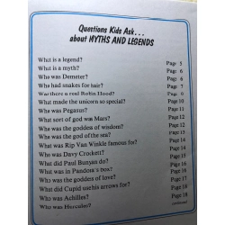 Questions kids ask about myths and legends BÌA CỨNG mới 85% bẩn nhẹ HPB2607 NGOẠI VĂN 351671