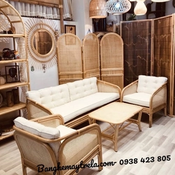 Bàn ghế sofa mây phòng khách hiện đại HCM 527052