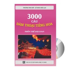 Sách- 3000 câu đàm thoại tiếng Hoa phồn thể Đài Loan + DVD tài liệu 969818