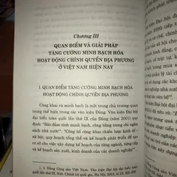 Về minh bạch hoá hoạt động chính quyền địa phương - TS. Trần Thị Diệu Oanh 673948
