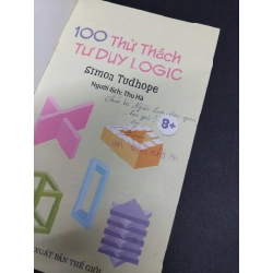 100 thử thách tư duy logic Simon Tudhope mới 80% ố nhẹ có viết trang đầu 2015 HCM.ASB2009 277507