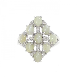 Nhẫn K18WG Chrysoberyl Cat's Eye 2.50CT - Hàng hiệu Chính hãng 855834