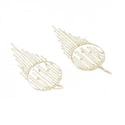 K18YG Bông tai kim cương 0.06CT - Hàng hiệu Chính hãng 868814