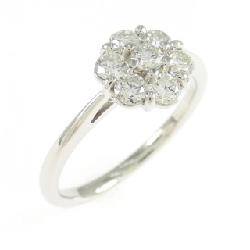 Nhẫn kim cương hoa PT900 0.50CT